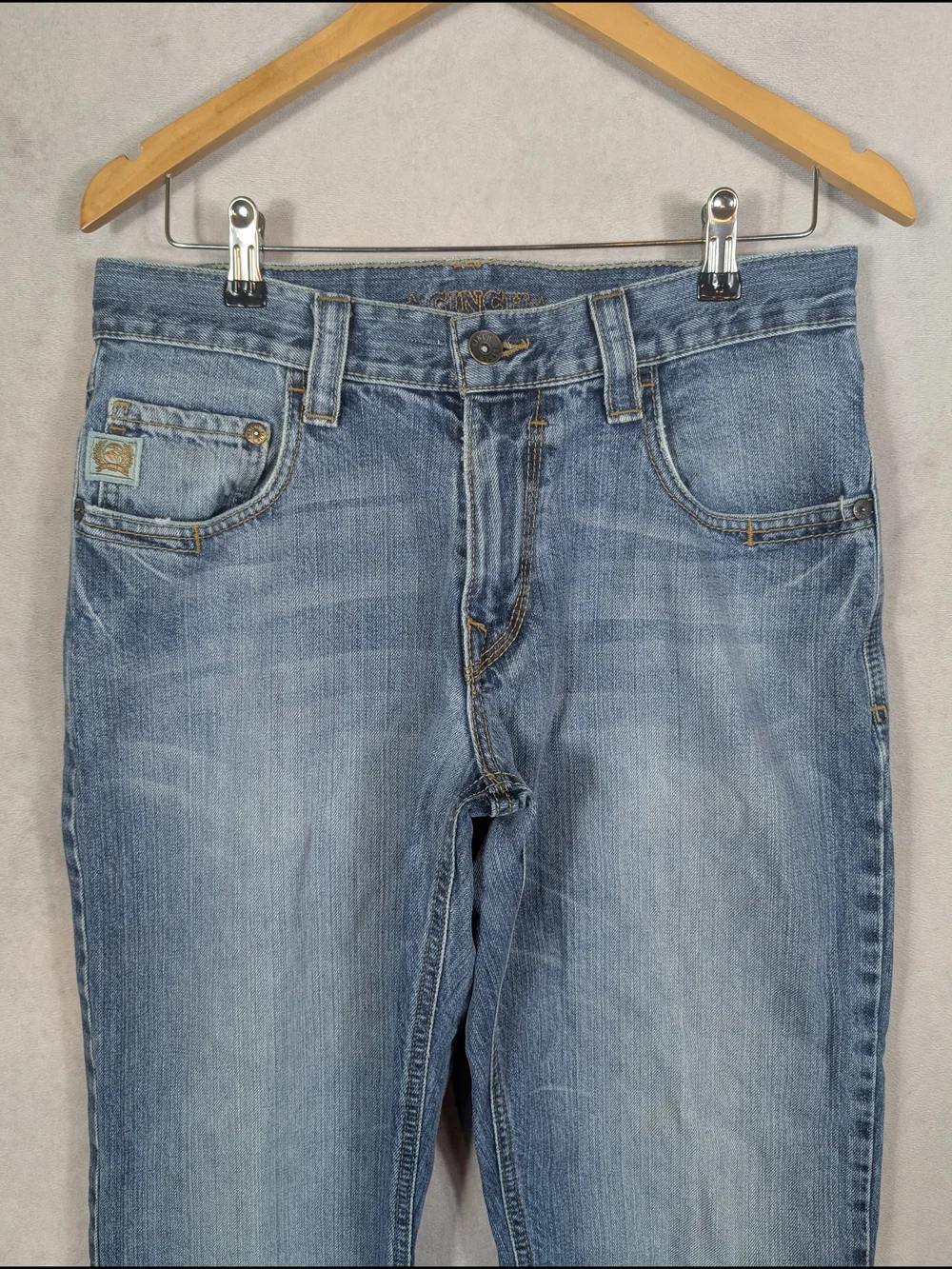 Cinch White Label Jeans Men's Size 33x38 Light Wash Denim